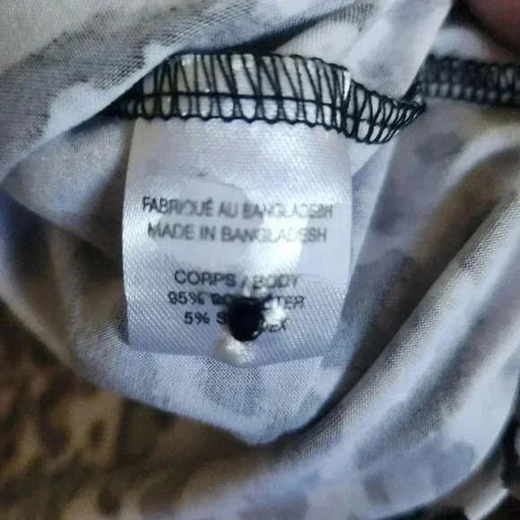 Classic Edition Women's  Leopard 3/4 Sleeve Blouse - Size XL - Picture 8 of 9